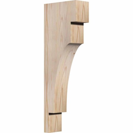 Ekena Millwork Mediterranean Smooth Corbel, Douglas Fir, 3 1/2"W x 8"D x 24"H COR04X08X24MED00SDF